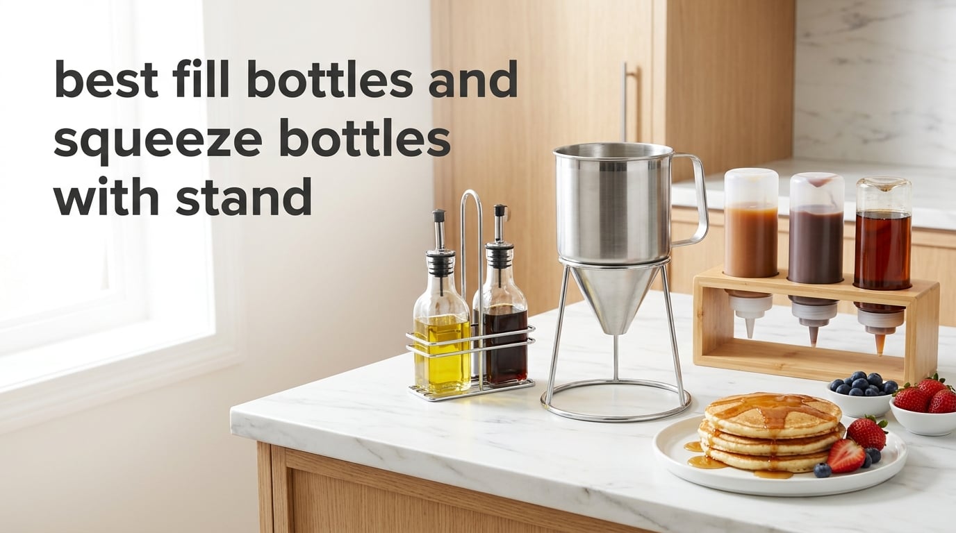 best fill bottles and squeeze bottles with stand