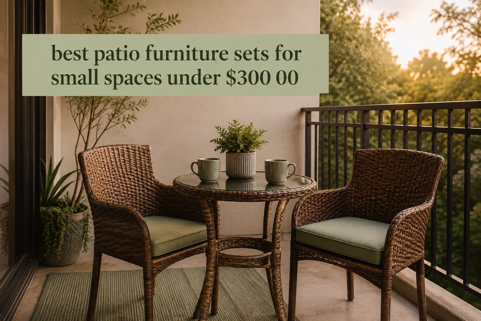 best patio furniture sets for small spaces under $300 00