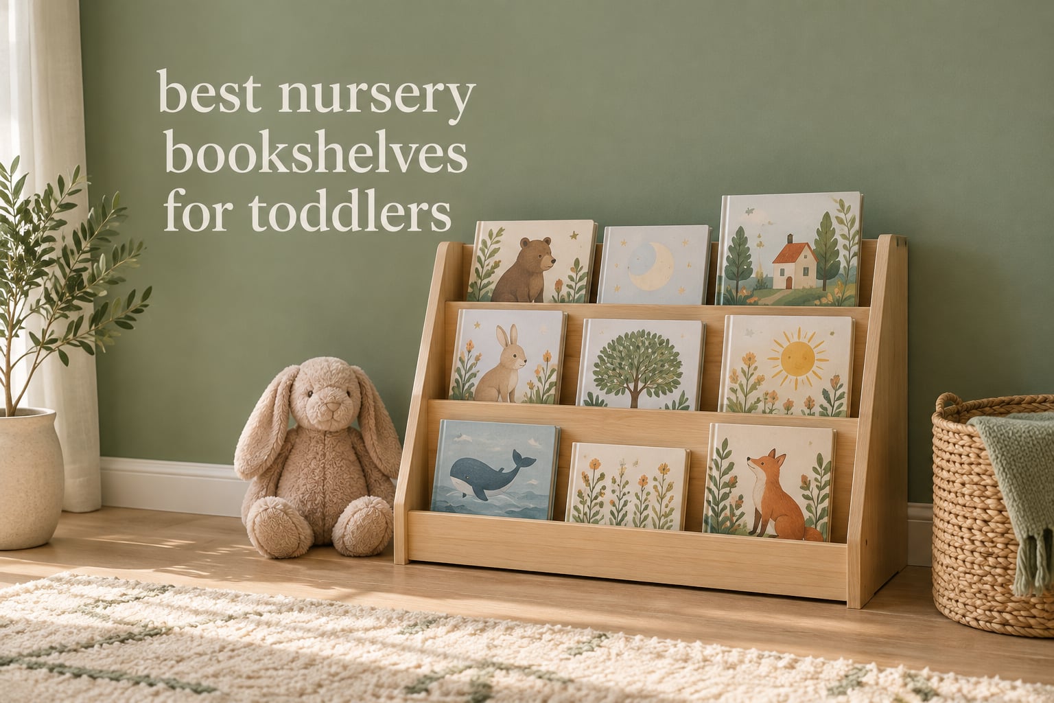 best nursery bookshelves for toddlers
