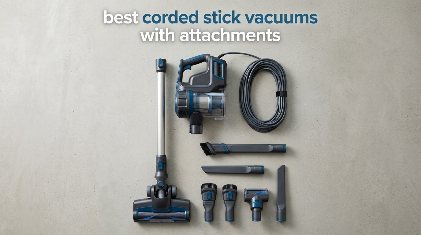 best corded stick vacuums with attachments